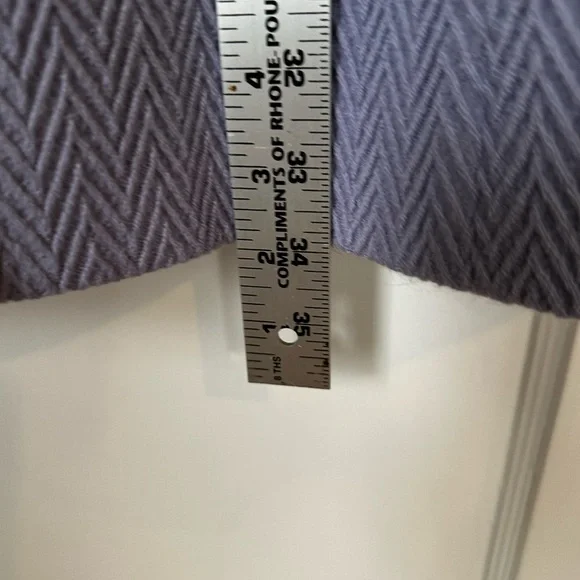 Isabella Demarco Sophisticated Purple Trench Coat with Minimalist Design - Picture 3 of 6